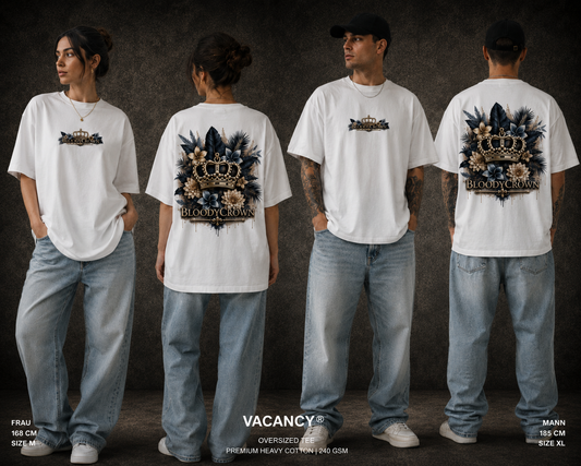 VACANCY Oversized Shirt - BLUEFLOWER