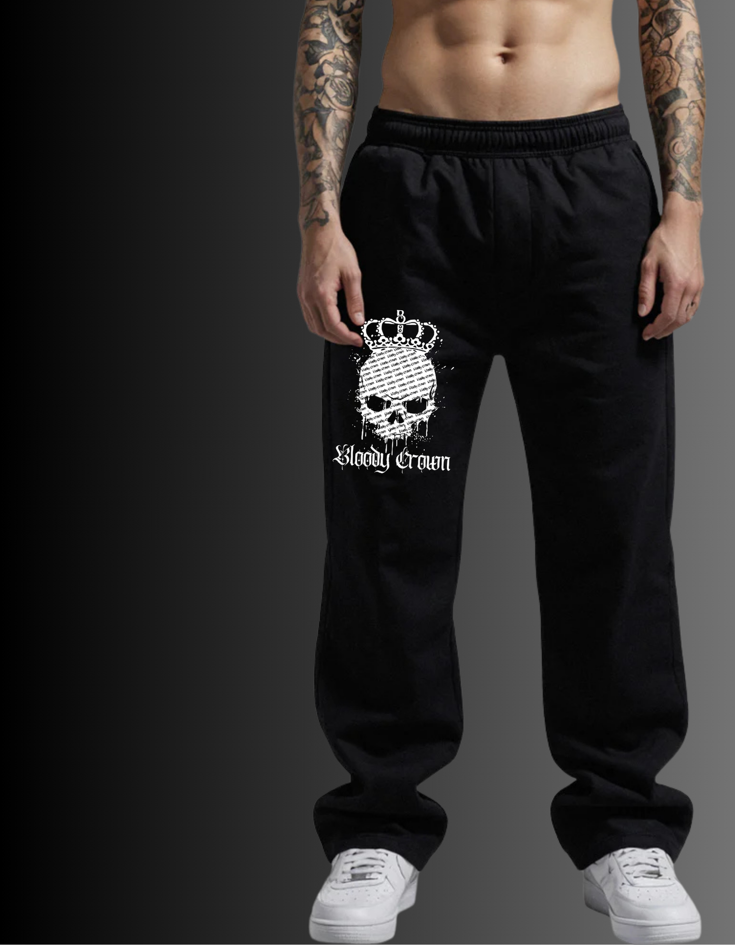 BC Skull Oversized Sweatpants