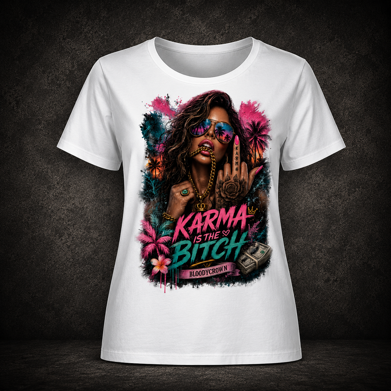 Premium T-Shirt Damen -  Karma