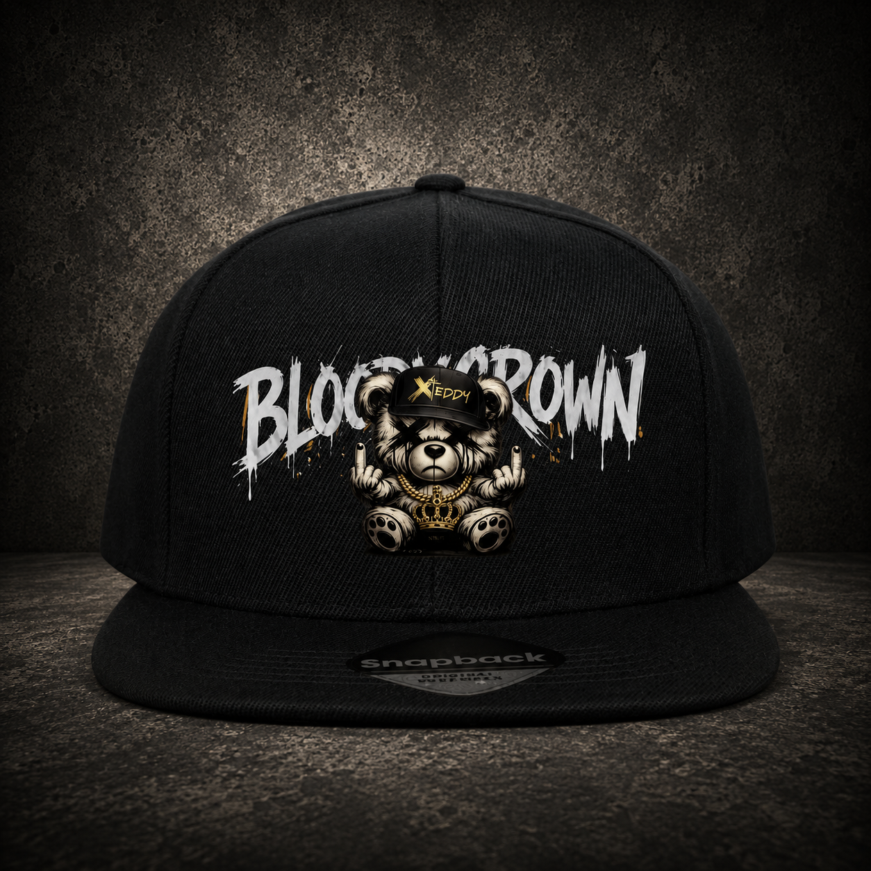 Snapback Cap - RULES TEDDY