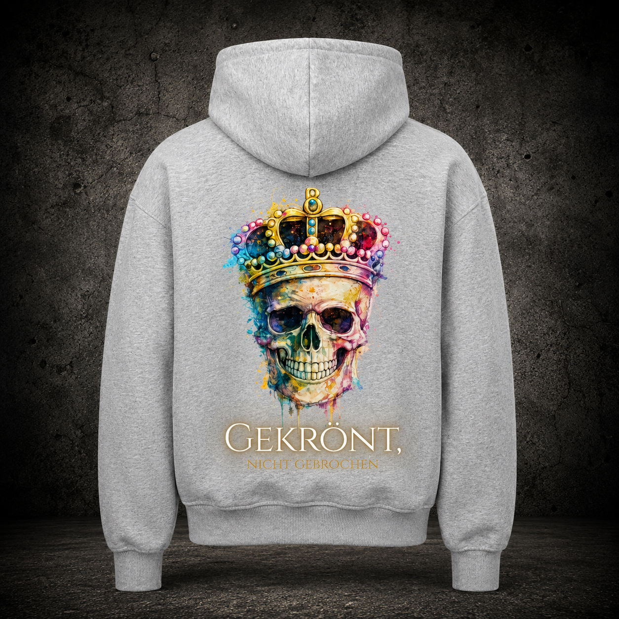 VACANCY Oversized Zipper Hoodie - GEKRÖNT