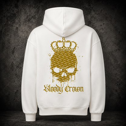 VACANCY Oversized Hoodie - BC SKULLCROWN (Gold Edition)