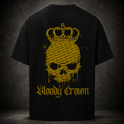 VACANCY Oversized Shirt - BC SKULL (Gold Edition)