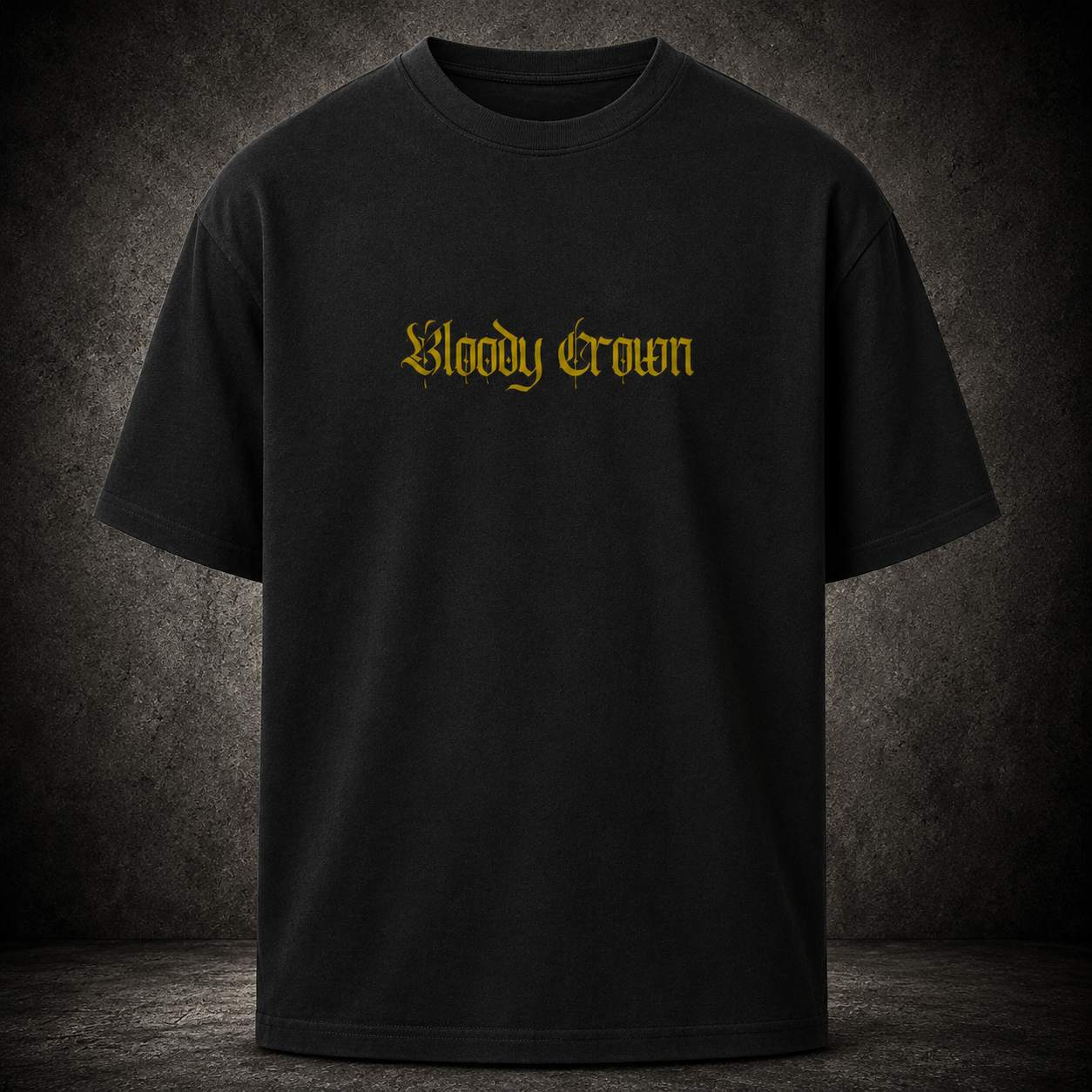 VACANCY Oversized Shirt - BC SKULL (Gold Edition)