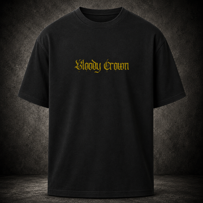 VACANCY Oversized Shirt - BC SKULL (Gold Edition)