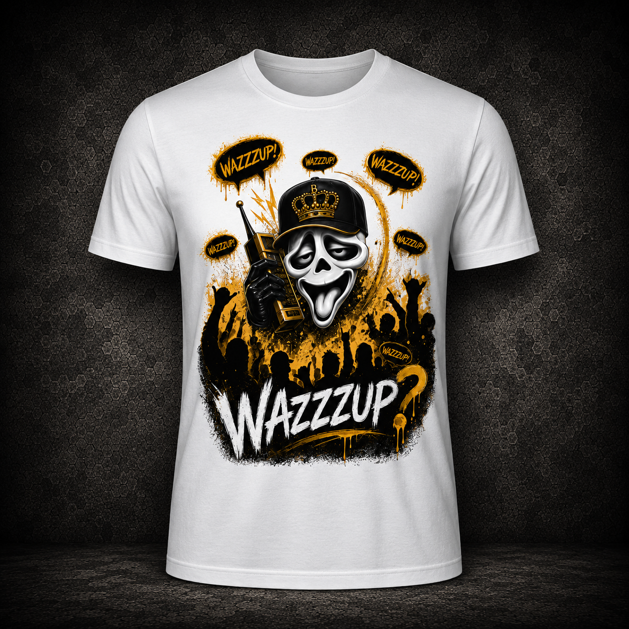 Premium T-Shirt Herren - WAZZZUP