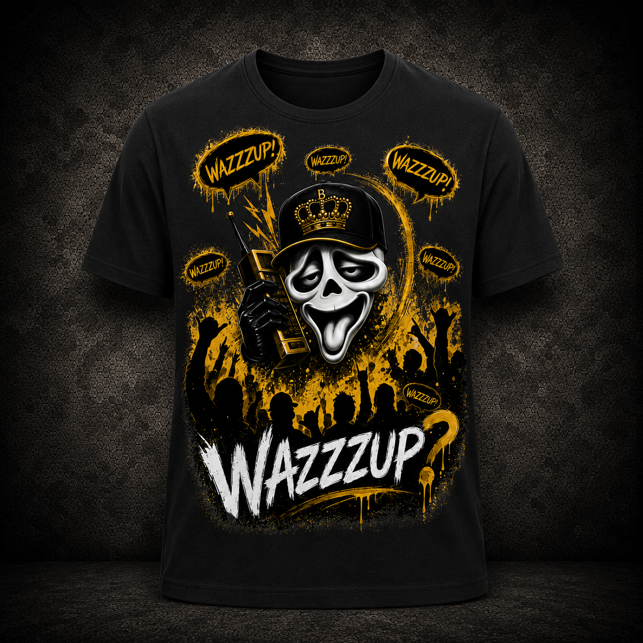 Premium T-Shirt Herren - WAZZZUP