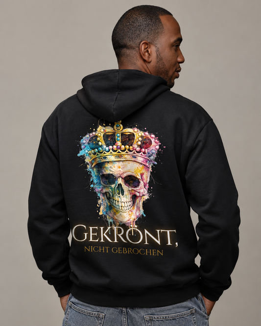 VACANCY Oversized Zipper Hoodie - GEKRÖNT