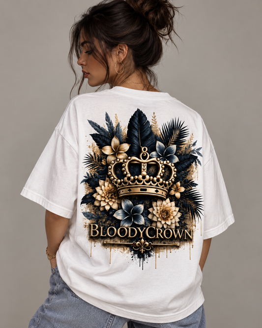 VACANCY Oversized Shirt - BLUEFLOWER