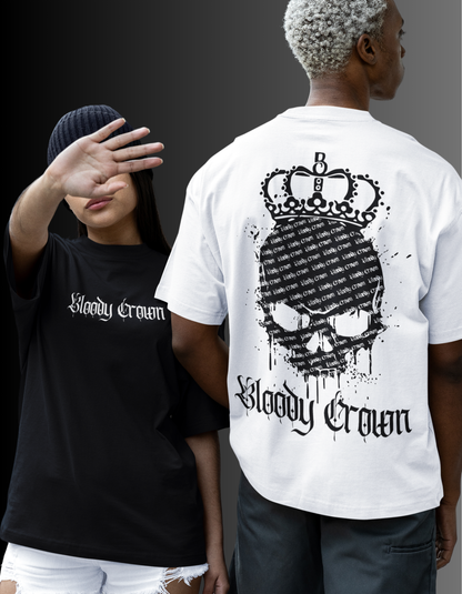 VACANCY Oversized Shirt - BC SKULL (Backprint)